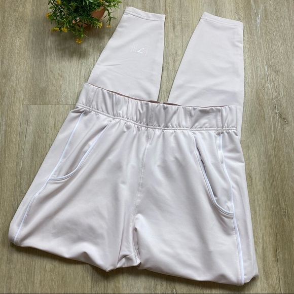 Gymshark Recess Joggers in Cream White - Picture 3 of 11